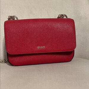 DKNY Scarlet Crossbody Bag with Gold Chain